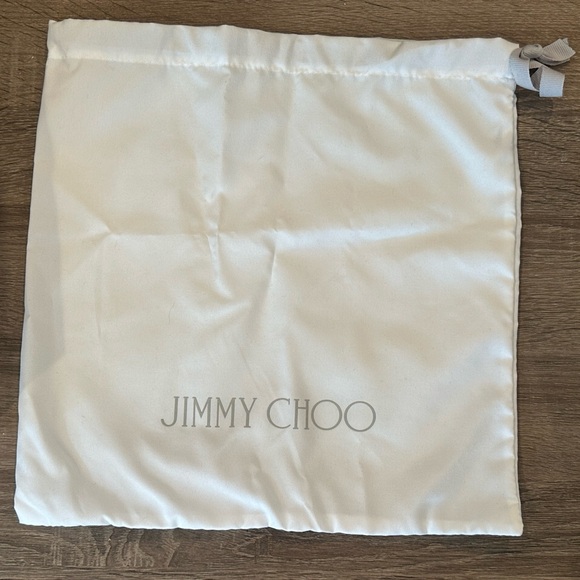 JIMMY CHOO EMSY 85MM CHEVRON EMBOSSED PATENT SANDAL HEELS  Size 37/7 - Picture 8 of 9